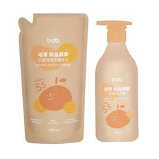 bab 培寶 微晶酵素奶瓶清潔劑(1罐500ml+1補450ml)【佳兒園婦幼生活館】