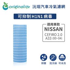 適用NISSAN: CEFIRO 2.0 A33 (00~04)汽車冷氣濾網-沅瑢