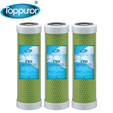 泰浦樂 Toppuror 【3入包】10吋CTO活性碳濾心CC-20