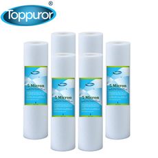 【泰浦樂 Toppuror】【6入包】第1道5微米PP濾心PP-10