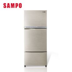 【SAMPO 聲寶】605公升一級星美滿極光鈦旗艦變頻系列三門冰箱(SR-C61DV-Y5)
