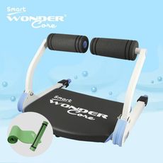 Wonder Core Smart 全能輕巧健身機(糖霜藍NG品)+Wonder Core運動墊-綠