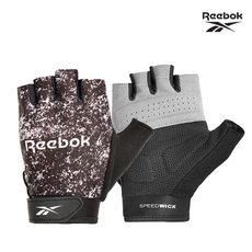 Reebok-女用速乾健身手套(數碼灰)
