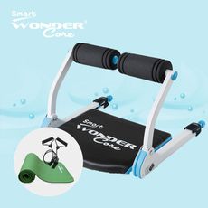 ★送穀物沖泡飲2入★Wonder Core Smart 全能輕巧健身機+運動墊+拉力繩
