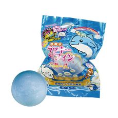 日本NOL-海豚入浴球1入(3Y+/附可愛公仔/泡澡球/沐浴球/洗澡玩具/交換禮物/聖誕禮物)