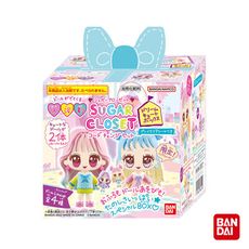 日本BANDAI-Sugar Closet時髦小女孩公仔入浴劑2入組A(限量)(洗澡玩具)-快速出貨