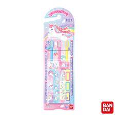 日本BANDAI-彩虹獨角獸牙刷3入(3Y+)