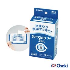 【Osaki 大崎】日本製眼部周圍清淨棉16入(樂齡/居家照護/長照)