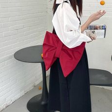 日系 可愛 蝴蝶結 大容量 斜挎包(B544)