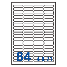 裕德Unistar US4611 多功能白標84格(46x11.11mm)(100張/盒)