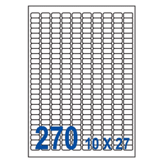 裕德Unistar US4343 多功能白標270格(17.78x10mm)(100張/盒)