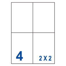裕德Unistar US4676 多功能白標4格(105x148mm)(100張/盒)
