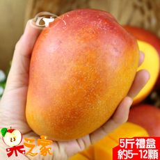 【果之家】屏東枋山愛文芒果5斤(約5-12顆入)