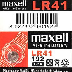 【Maxell】鈕扣型電池LR41 (5顆裝)