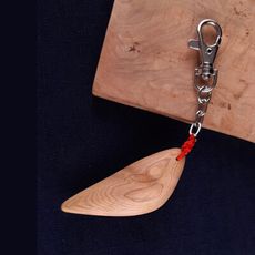 台灣紅檜把玩鑰匙圈W037  原木把玩 原木吊飾 鑰匙圈 包包掛飾