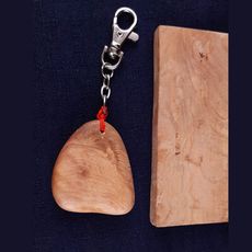 台灣紅檜把玩鑰匙圈 W041  原木把玩 原木吊飾 鑰匙圈 包包掛飾
