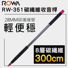 ROWA 樂華 RW-CM351 碳纖維收音桿 BOOM桿 300公分