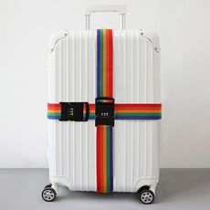 多功能可調節密碼鎖行李箱綁帶 拉桿箱綁帶 旅行箱打包帶 行李箱捆綁帶