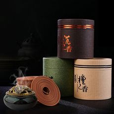 天然艾草檀香安神助眠蚊香盤（贈香爐）（1入=1組=蚊香x2盒+贈香爐x1）