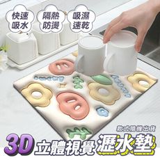 3D立體視覺防滑吸水瀝水墊