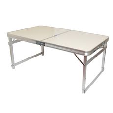 升級方管款(有傘孔)-時尚白 加厚穩固鋁合金 折疊桌