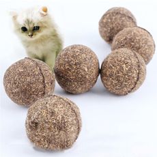 貓薄荷球 貓主子最愛 玩耍去毛球 高壓製成 貓玩具 貓玩具球