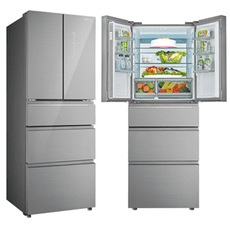 含基本安裝【SANLUX台灣三洋】SR-C420EVGF 420L 五門雙抽屜下冷凍變頻電冰箱