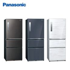 含基本安裝【Panasonic國際牌】NR-C501XV-W 500L三門變頻電冰箱 雅士白