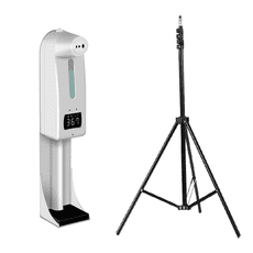 【DaoDi】K10 Pro 二代自動感應測溫酒精噴霧機(含腳架) 酒精噴霧器 洗手機 消毒機 感應