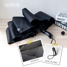 【KINYO】27吋經典質感自動開收大傘 KU-9090