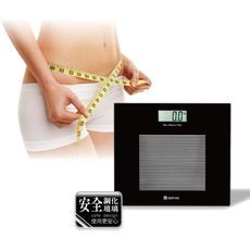 【KINYO】黑晶電子體重計 DS-6583