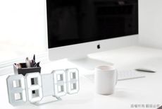 【KINYO】韓系創意3D LED立體數字鐘 TD-395