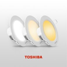 Toshiba東芝 星日耀 9W LED 崁燈 9.5CM嵌燈(白光/自然光/黃光)