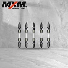 MXM專業手工具 團購組 高強度抗衝擊雙頭十字起子頭PH2 65mm(5入x12組/盒)