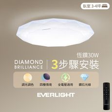 億光30W 恆鑽 遙控調光調色 LED吸頂燈 天花板燈具 全電壓