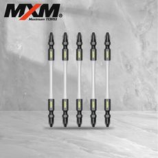 MXM專業手工具 團購組 高強度抗衝擊雙頭十字起子頭PH2 110mm(5入x12組/盒)