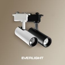 億光EVERLIGHT 7W LED 恆亮軌道燈 自然光/黃光 (黑曜石/珍珠白)