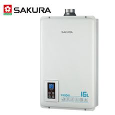 SAKURA櫻花 16L智能恆溫熱水器 DH1670A(LPG/FE式)桶裝瓦斯(北北基含運送安裝)