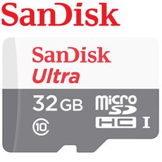 SanDisk Ultra microSD UHS-I 32GB記憶卡-白 (公司貨) 100MB/