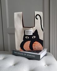 泰國Maison De Auri Meow喵喵 厚針織 Mini 小提包