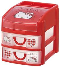 SKATER 三層萬用收納盒 HELLO KITTY