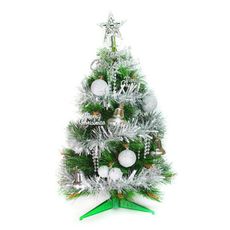 摩達客 台灣製2尺/2呎(60cm)特級綠色松針葉聖誕樹(不含燈)