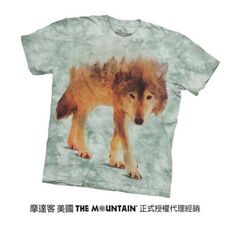 【摩達客】美國進口The Mountain 狼來了 純棉環保短袖T恤