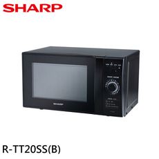 SHARP 夏普 20L 微電腦轉盤式定頻微波爐 R-TT20SS(B)