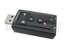 SAFEHOME 7.1 聲道 USB 立體聲音效卡 隨插即用不需驅動，靜音/音量按鍵直接控制