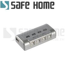 SAFEHOME 自動/手動 1對4 USB切換器，輕鬆分享印表機/隨身碟等 USB設備