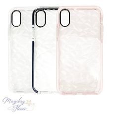 iphone全系列 四邊加厚鑽石紋防撞手機殼 iphone手機殼