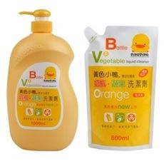 黃色小鴨奶瓶清潔劑組【1000ml+800ml】