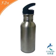 52s 悅康健運動鋼瓶 500ml (附贈吸管刷)