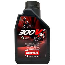 Motul 300V² 4T FACTORY LINE 10W50 酯類全合成賽車級機車機油